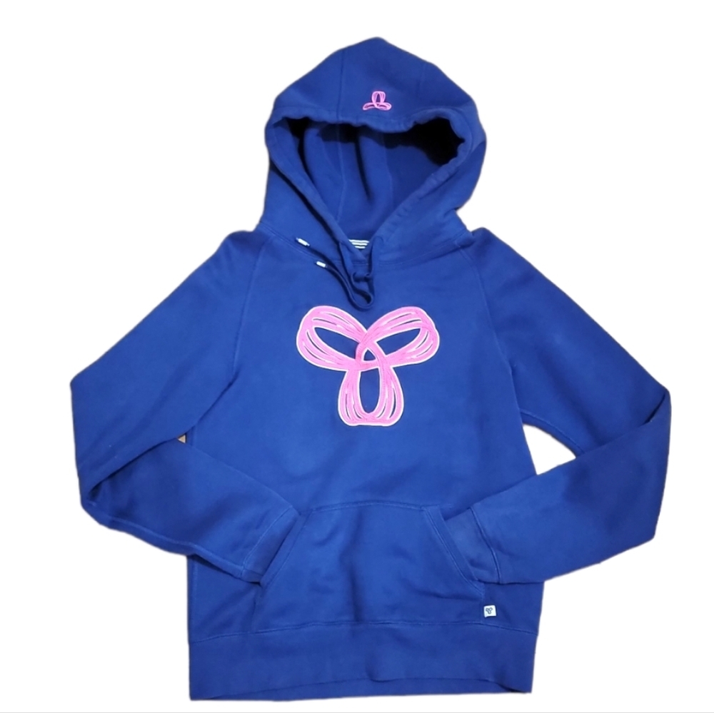 ❤️TNA Blue Womens Embroidered logo hoodie